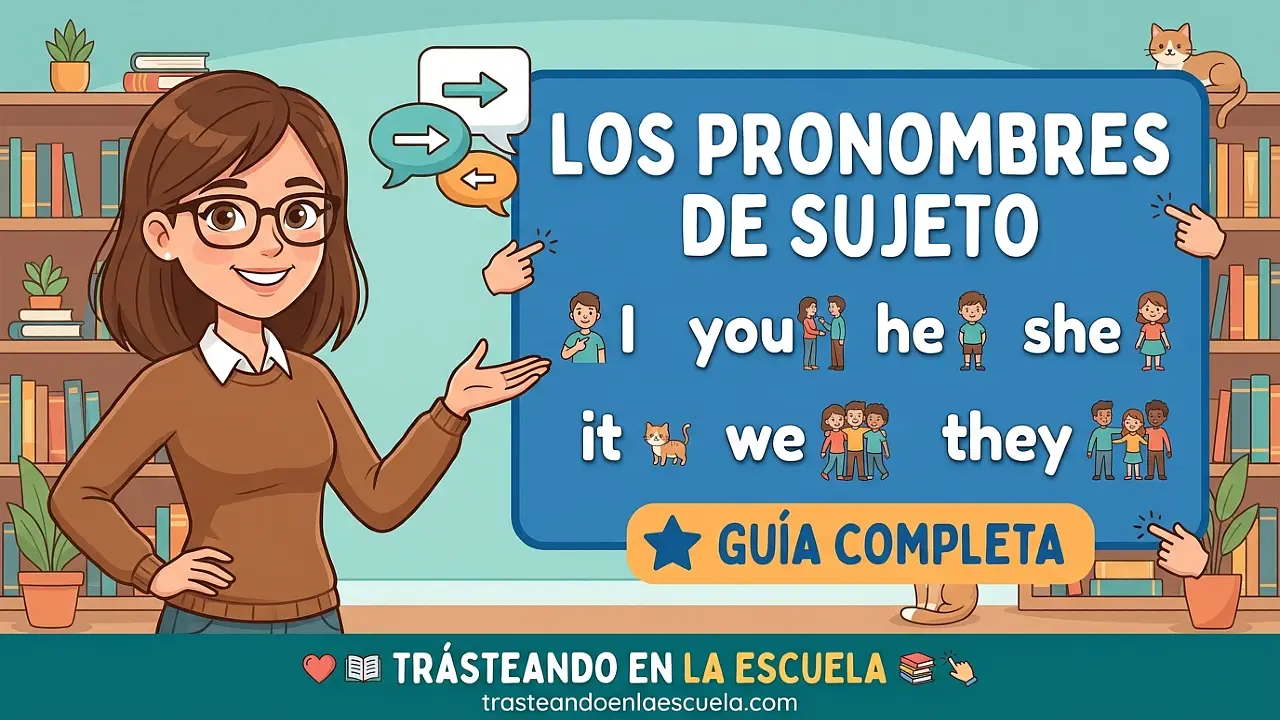 Subject Pronouns: I, you, he, she, it, we, they - Guía completa