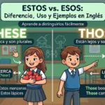 These vs Those: diferencia, uso y ejemplos en inglés