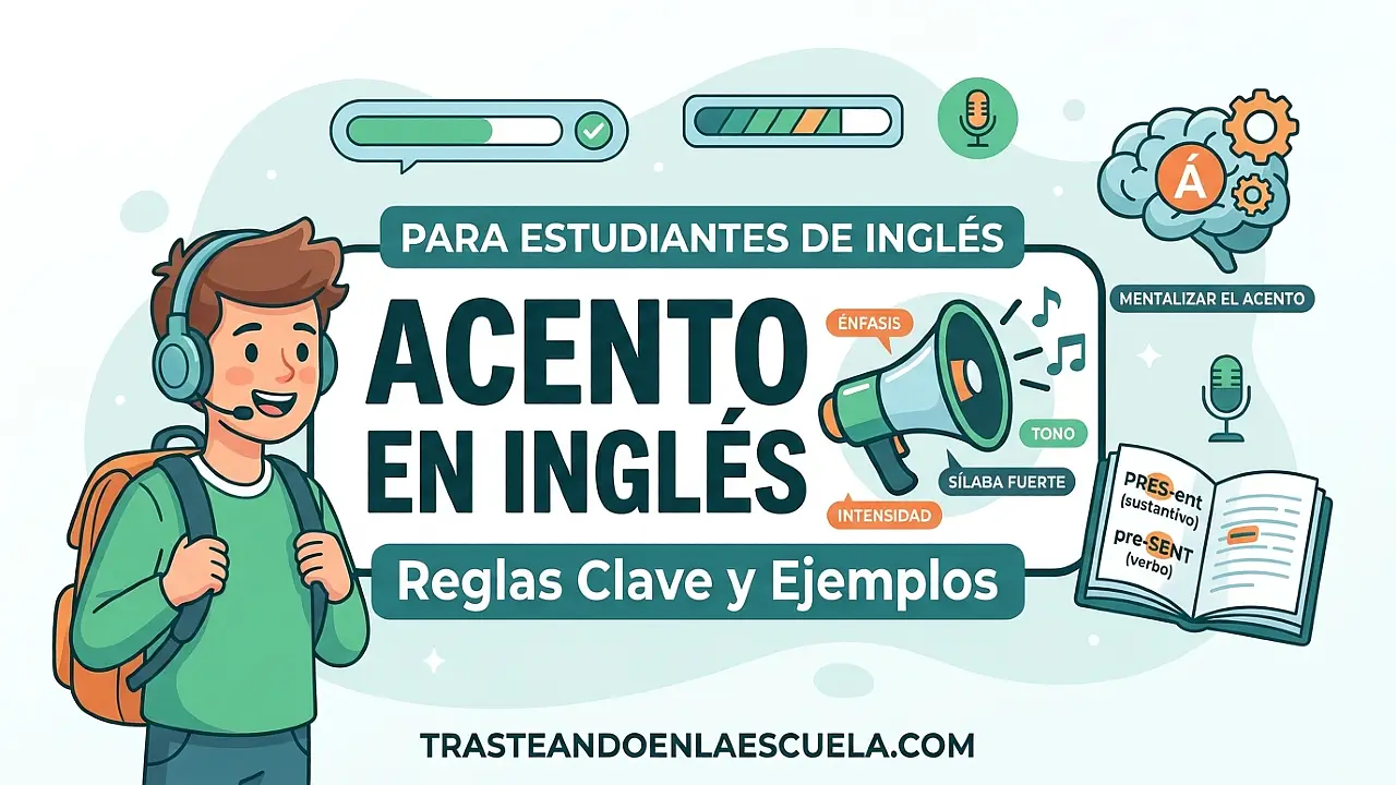 Word Stress en inglés: reglas básicas de acentuación