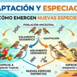 Adaptación y especiación: cómo surgen nuevas especies