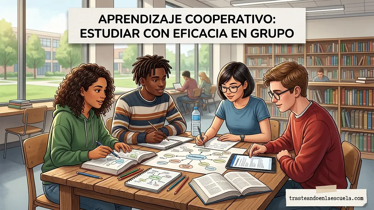 Aprendizaje cooperativo: estudiar en grupo de forma efectiva