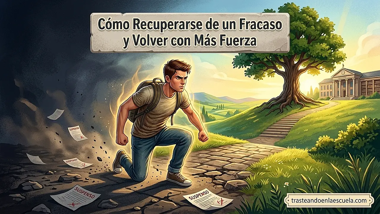 Cómo recuperarse de un suspenso y volver más fuerte