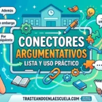Conectores argumentativos: lista y uso práctico