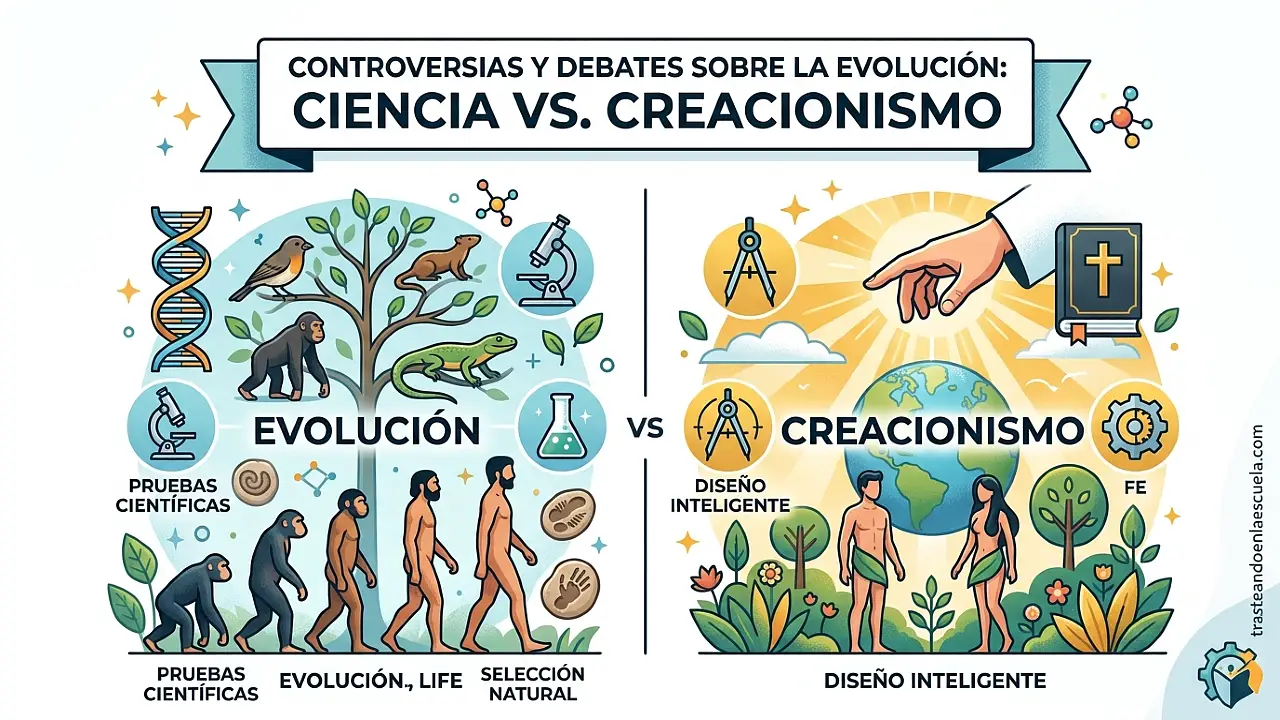 Controversias y debates sobre la evolución: ciencia vs creacionismo
