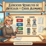 Ejercicios de artículos y casos en alemán resueltos