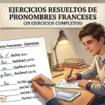 Ejercicios de pronombres en francés resueltos (20 ejercicios completos)