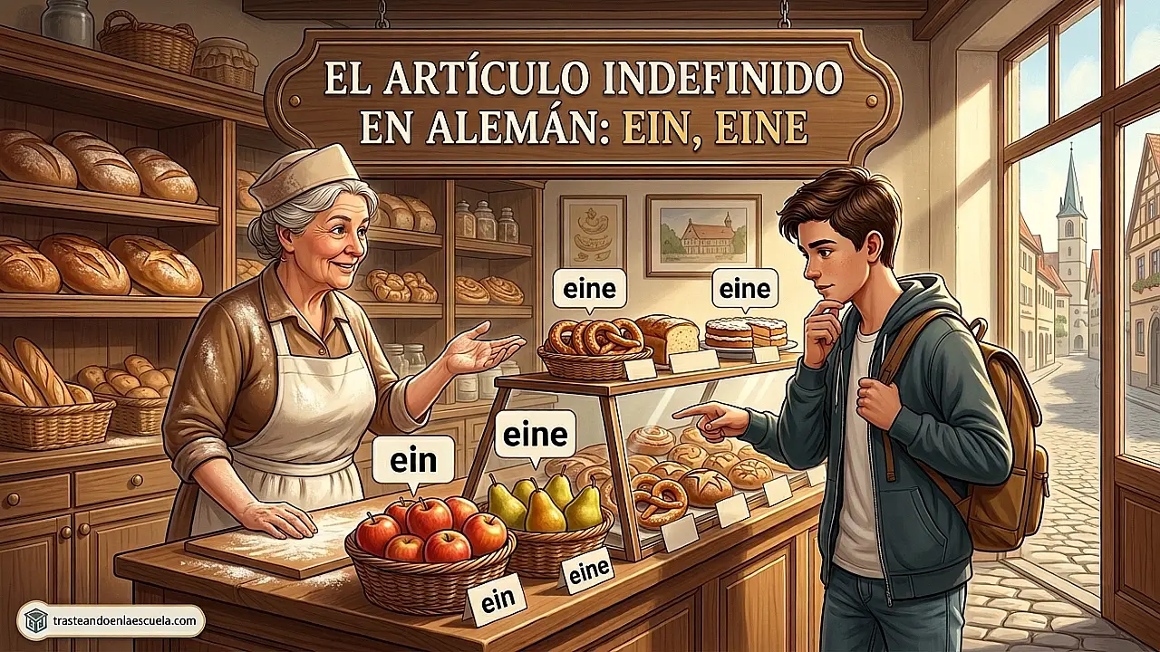 El artículo indefinido en alemán: ein, eine