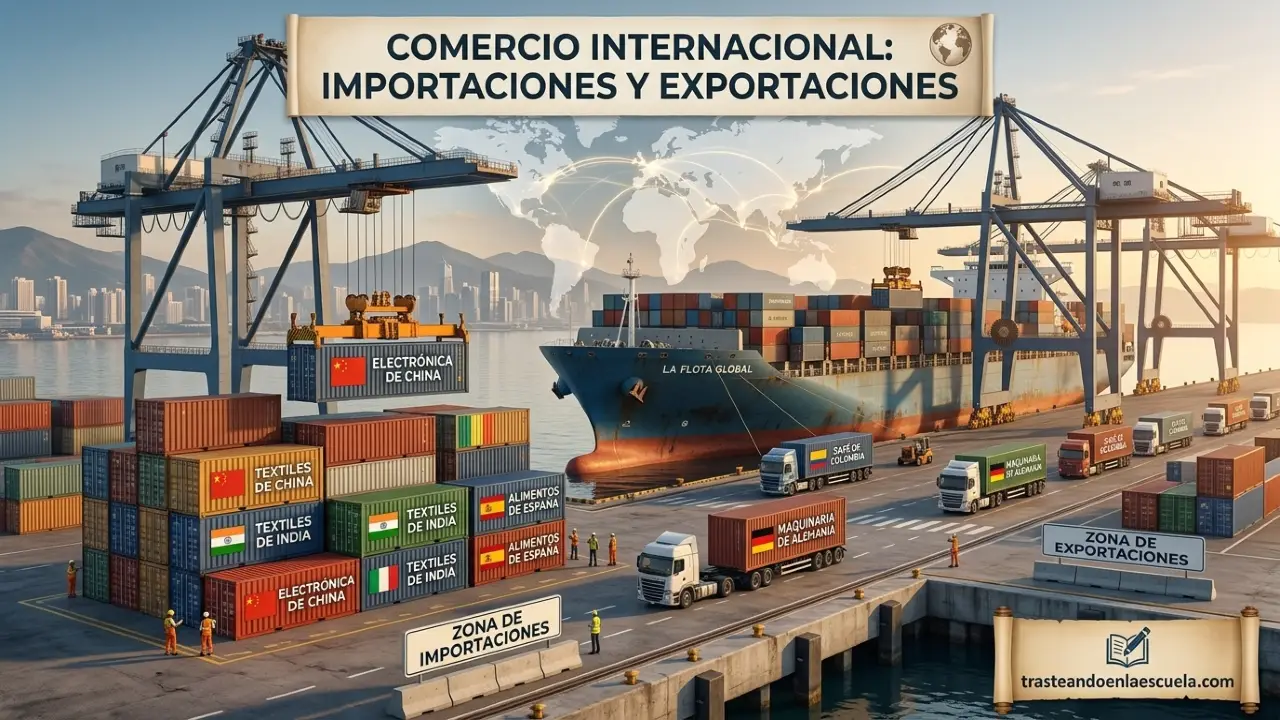 El comercio internacional: importaciones y exportaciones