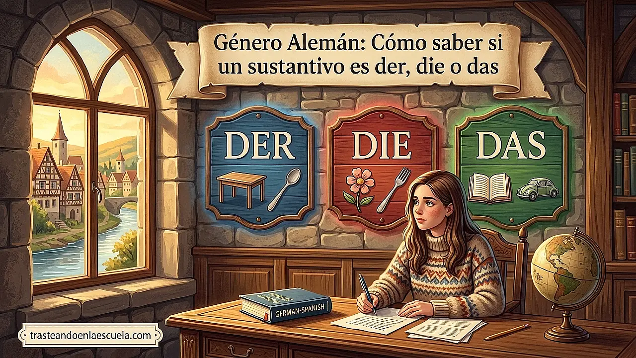 El género en alemán: cómo saber si un sustantivo es der, die o das