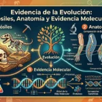 Evidencias de la evolución: fósiles, anatomía y pruebas moleculares