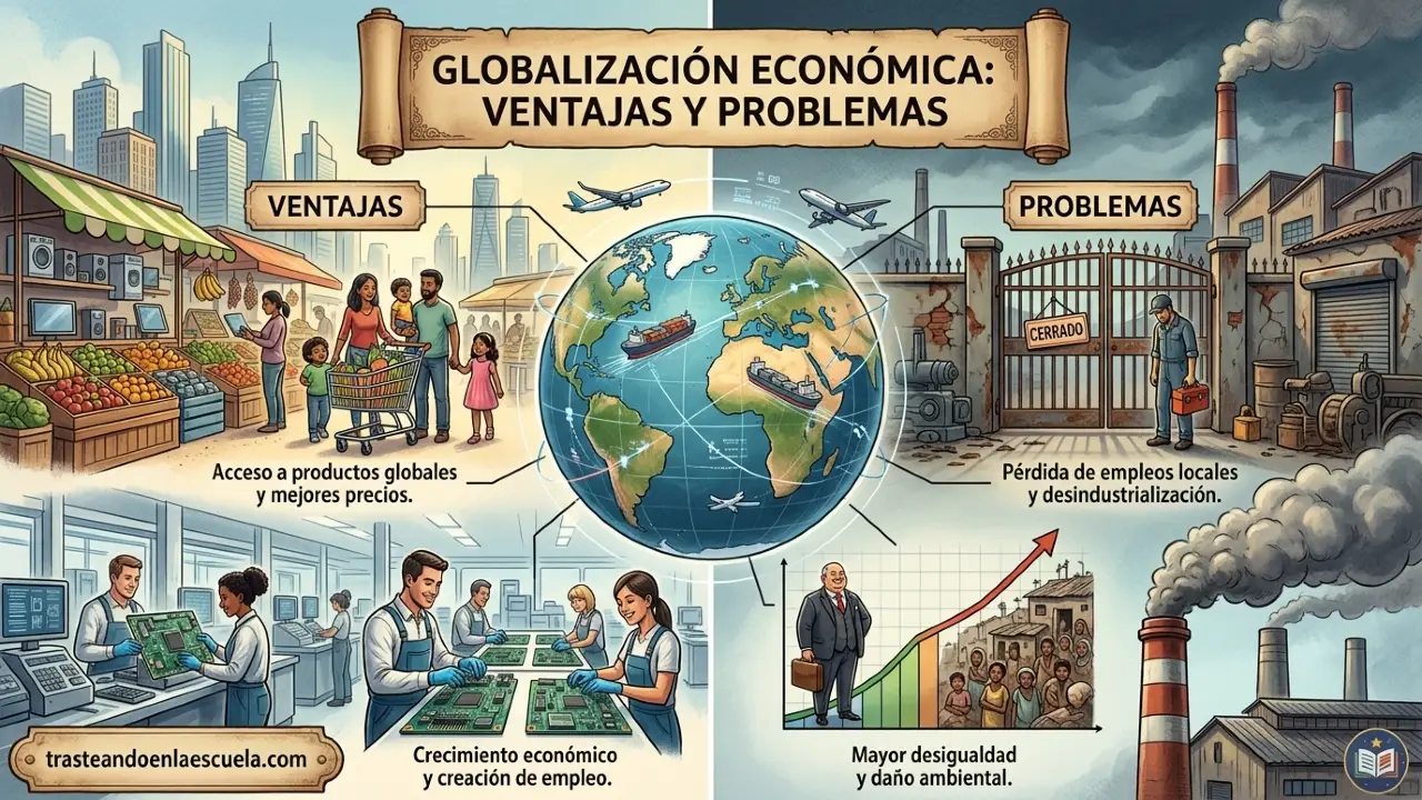 La globalización económica: ventajas y problemas