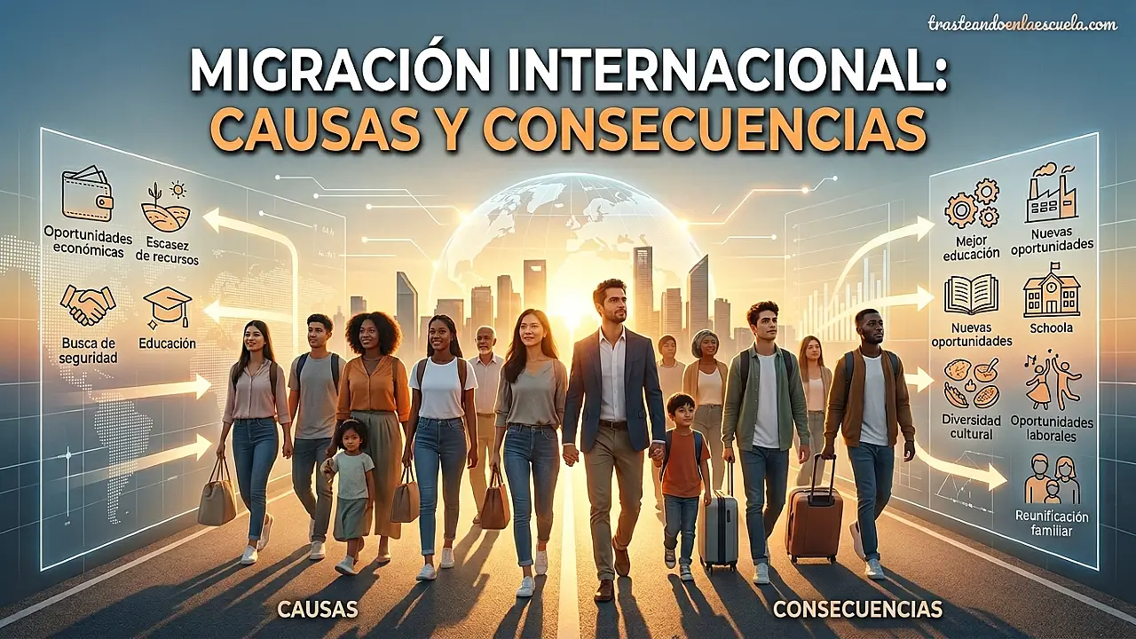 Las migraciones internacionales: causas y consecuencias