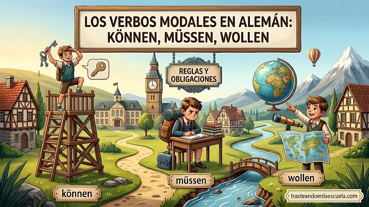 Los verbos modales en alemán: können, müssen, wollen