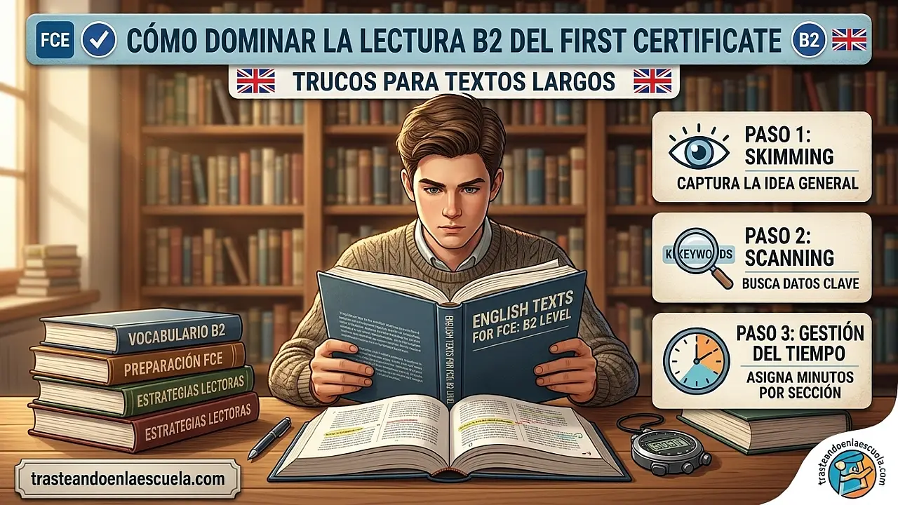 Reading B2: cómo afrontar los textos largos del First Certificate