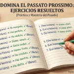 Ejercicios de passato prossimo resueltos: practica y domina el pasado