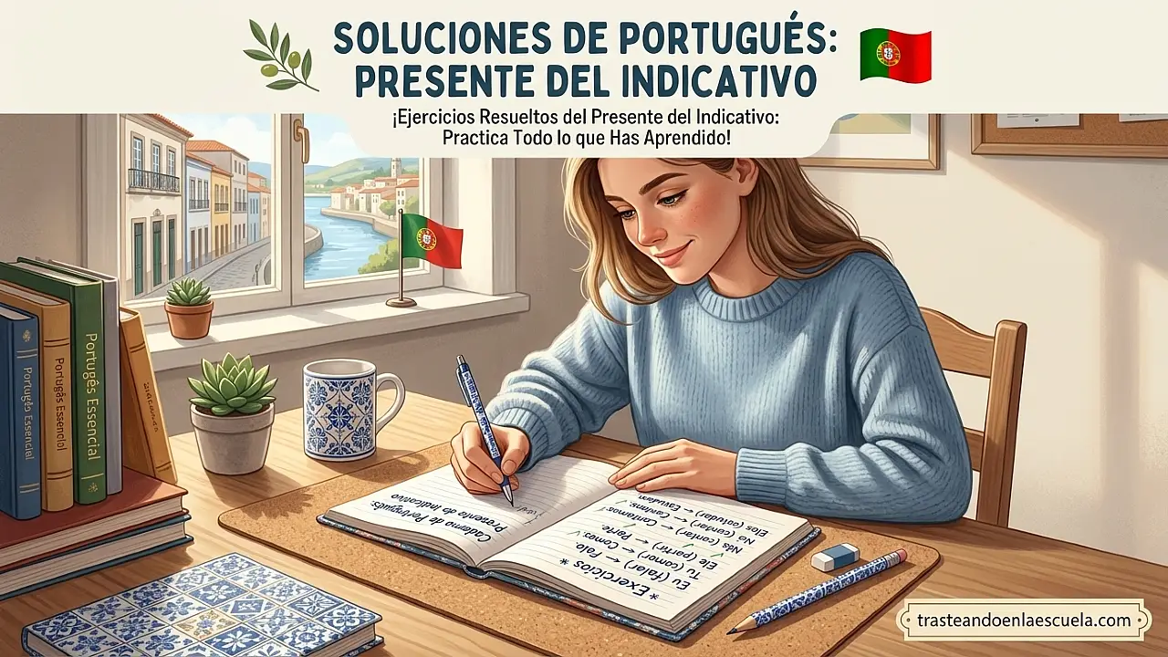 Ejercicios de presente en portugués resueltos: practica todo lo aprendido