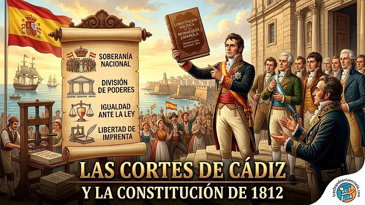 Las Cortes de Cádiz y la Constitución de 1812