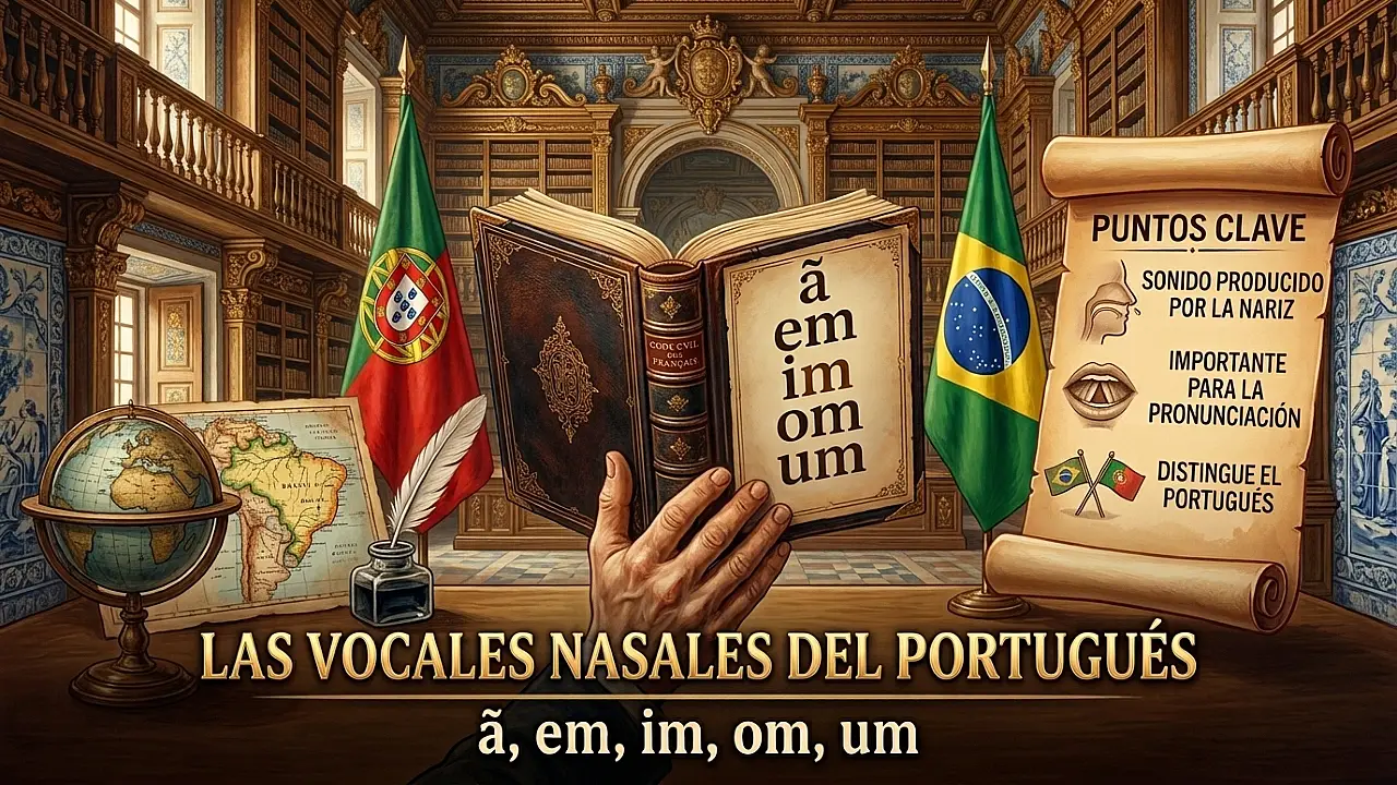 Las vocales nasales del portugués: ã, em, im, om, um