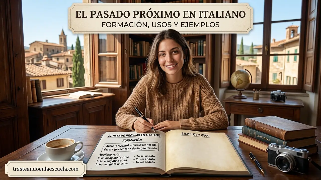 Passato prossimo en italiano: formación, usos y ejemplos