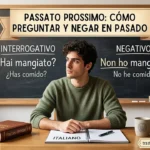 Passato prossimo negativo e interrogativo: cómo preguntar y negar en pasado