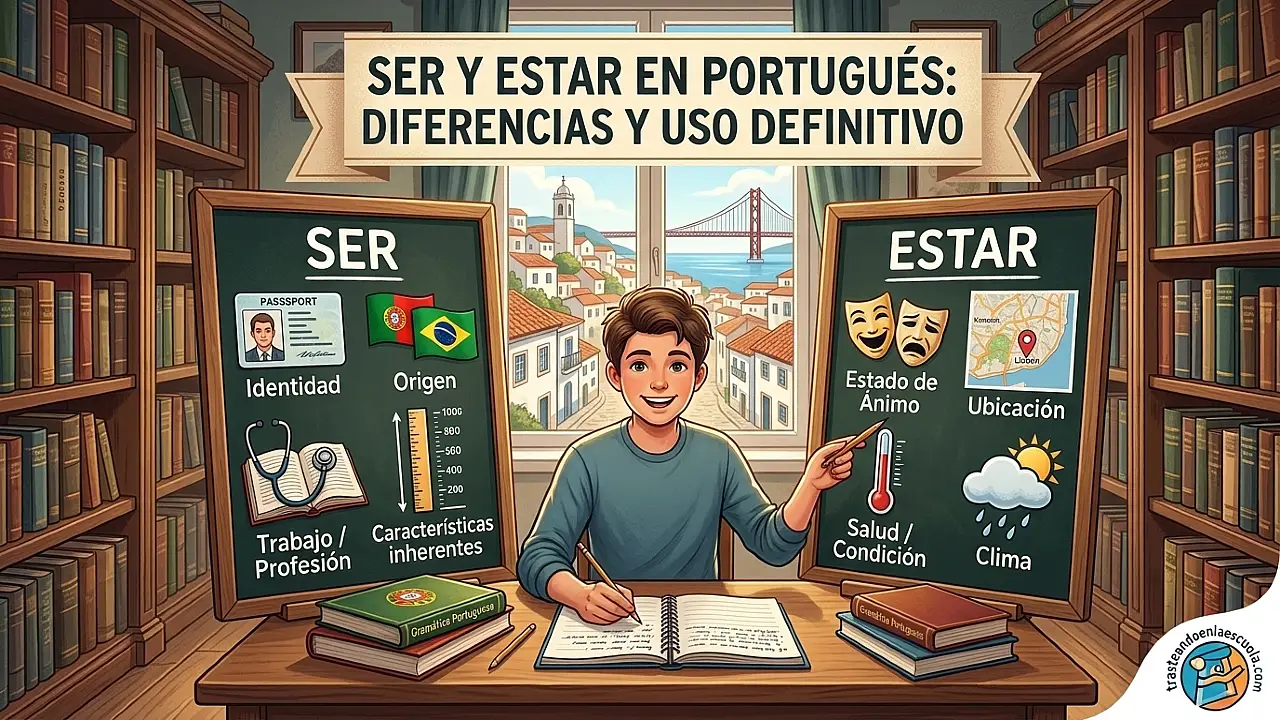 Ser y estar en portugués: diferencias y uso definitivo